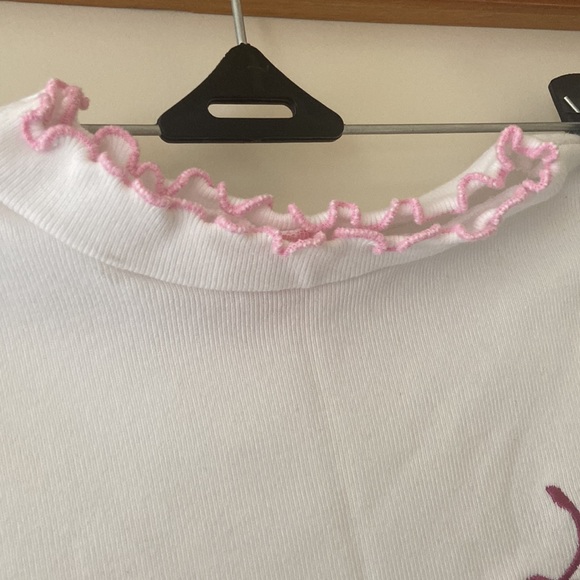 Pink Cherry Crop Top - Picture 5 of 6